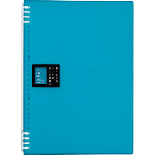 King Jim 9856TTE Miss Ring Notebook, Tefline, A4, Light Blue