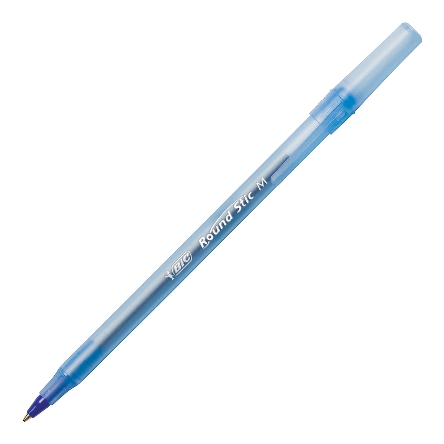 BIC Round Stic Blue Ballpoint Pens, Medium Point, 1.0mm, 240-Count
