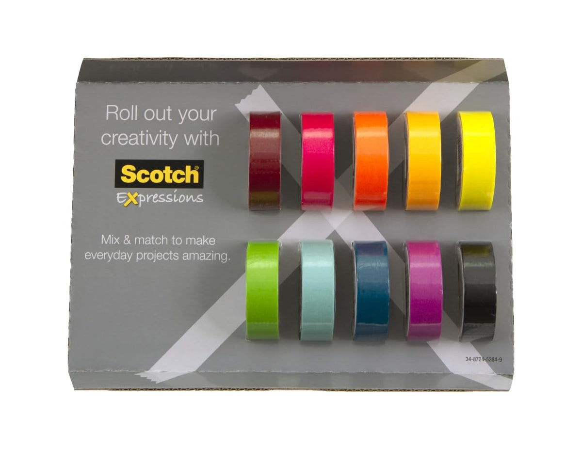 Scotch Washi Tape, 10 Rolls