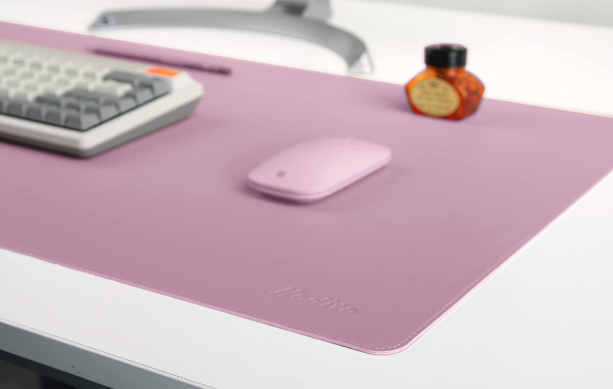 NODITO Dual-Sided Leather Desk Pad,Blotter for Laptop Computer,Mouse Pad,Writing,Drawing,Arts and