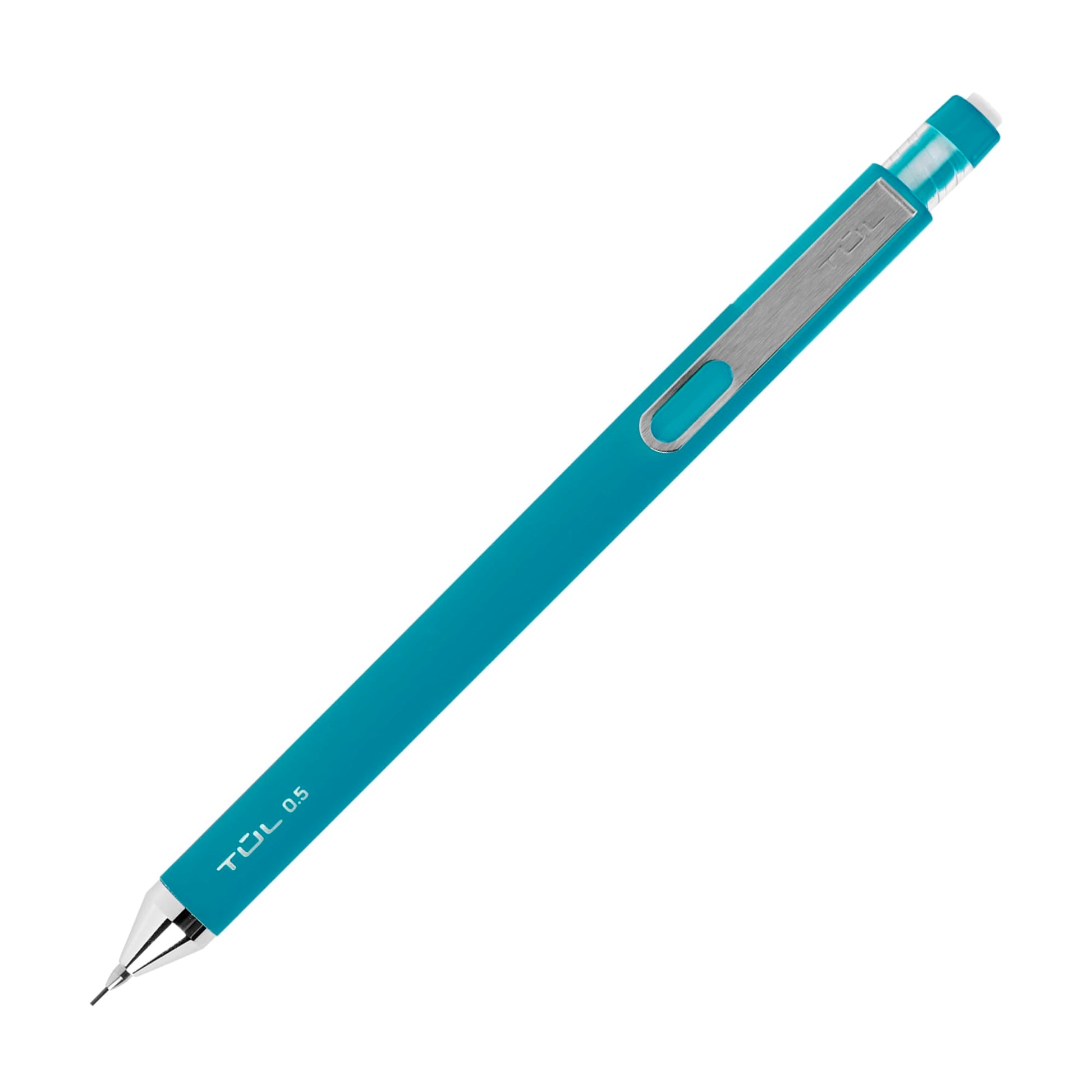 TUL® Mechanical Pencils, 0.7 mm, Teal/Pink Barrels, Pack Of 2 Pencils