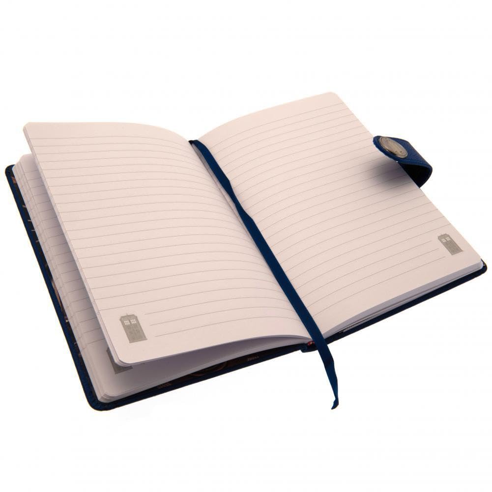 Doctor Who Notebook (Dr Who Tardis Design) A5 Writing Book, Dr Who Journal - Official Merchandise