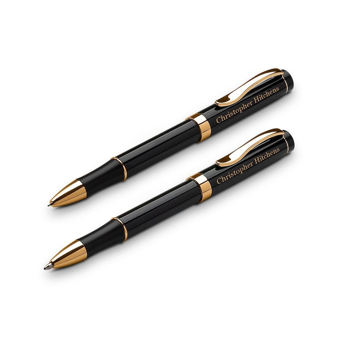 Executive Gift Shoppe | Personalized Ballpoint Pen & Pencil Set in Rosewood Box with Custom
