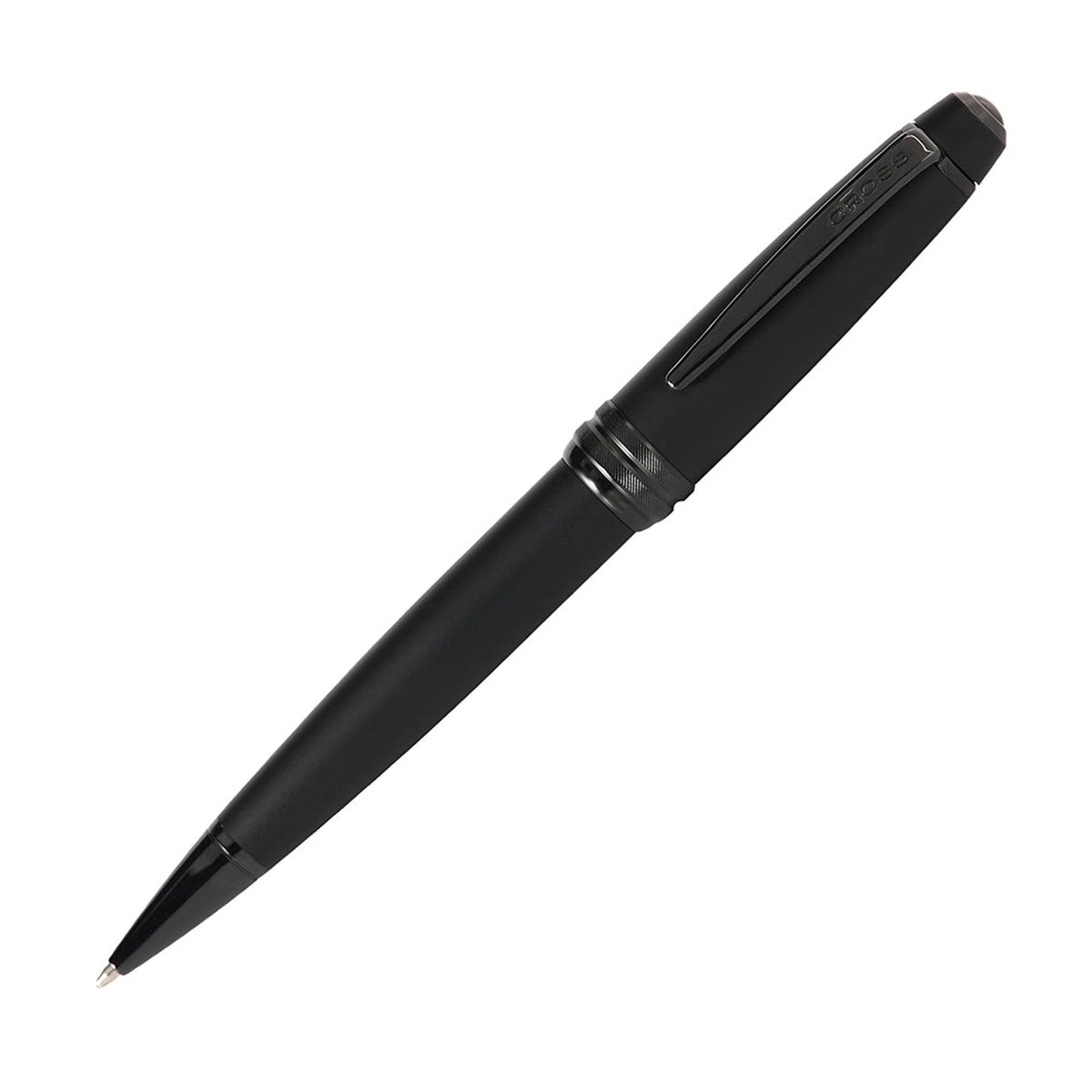 Cross Bailey Matte Black Lacquer Ballpoint Pen, Medium Point, Black Ink