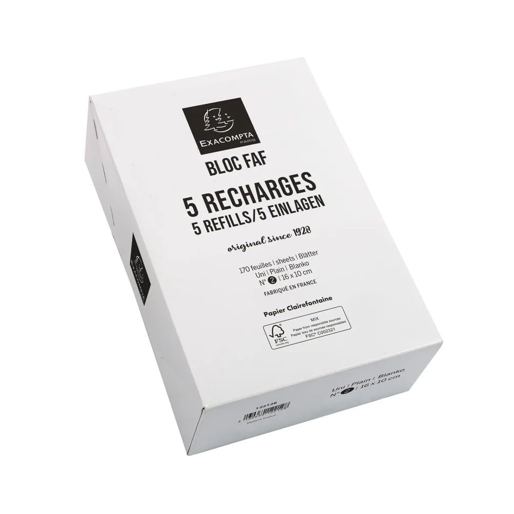 Exacompta Faf Desk Refill Pad Only No.4 Blank
