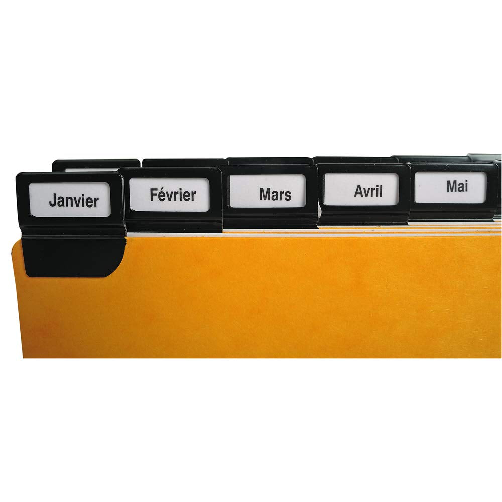 Exacompta - Ref 13752E - Alphabetical Record Card Inserts - A6 (105 x 148mm) in Size, 425gsm Card