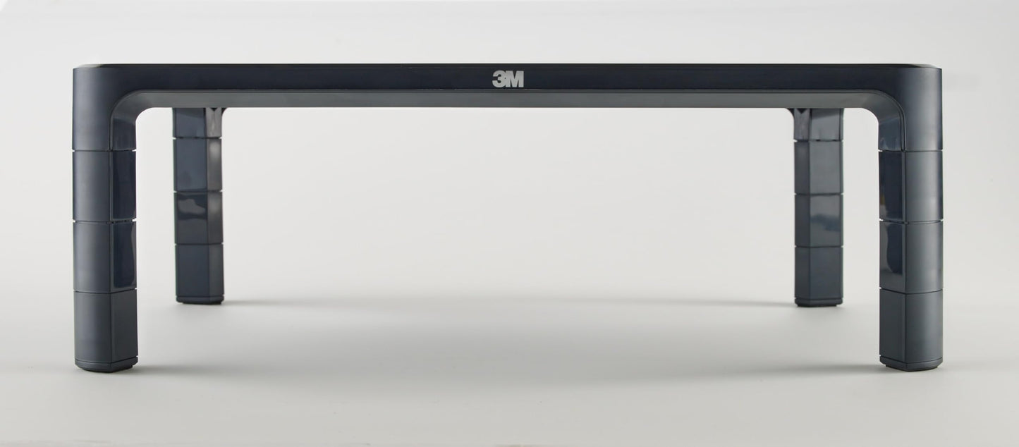 3M Adjustable Computer Monitor Stand, 16 in x 12 in x 13.6 in