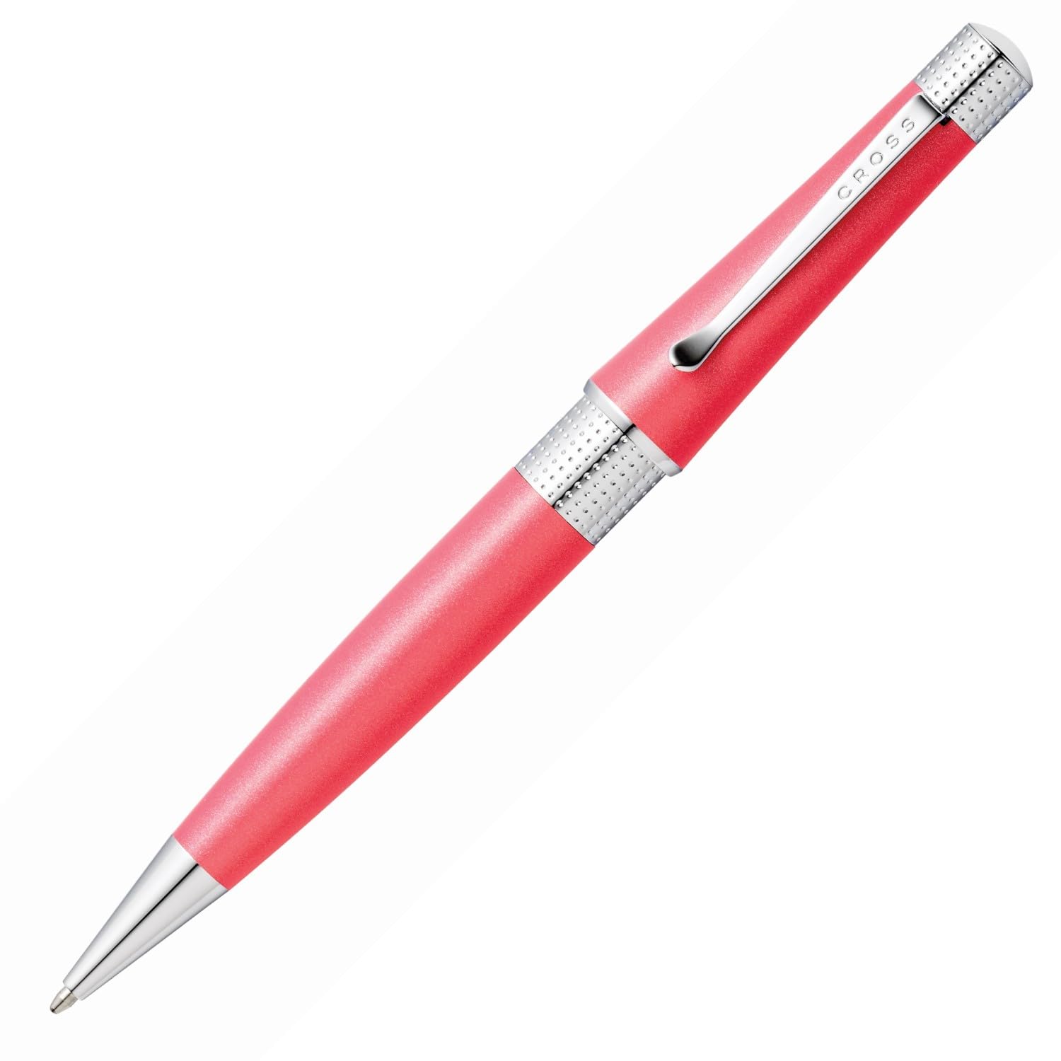 Cross Beverly Refillable Ballpoint Pen, Medium Ballpen,Includes Premium Gift Box - Coral