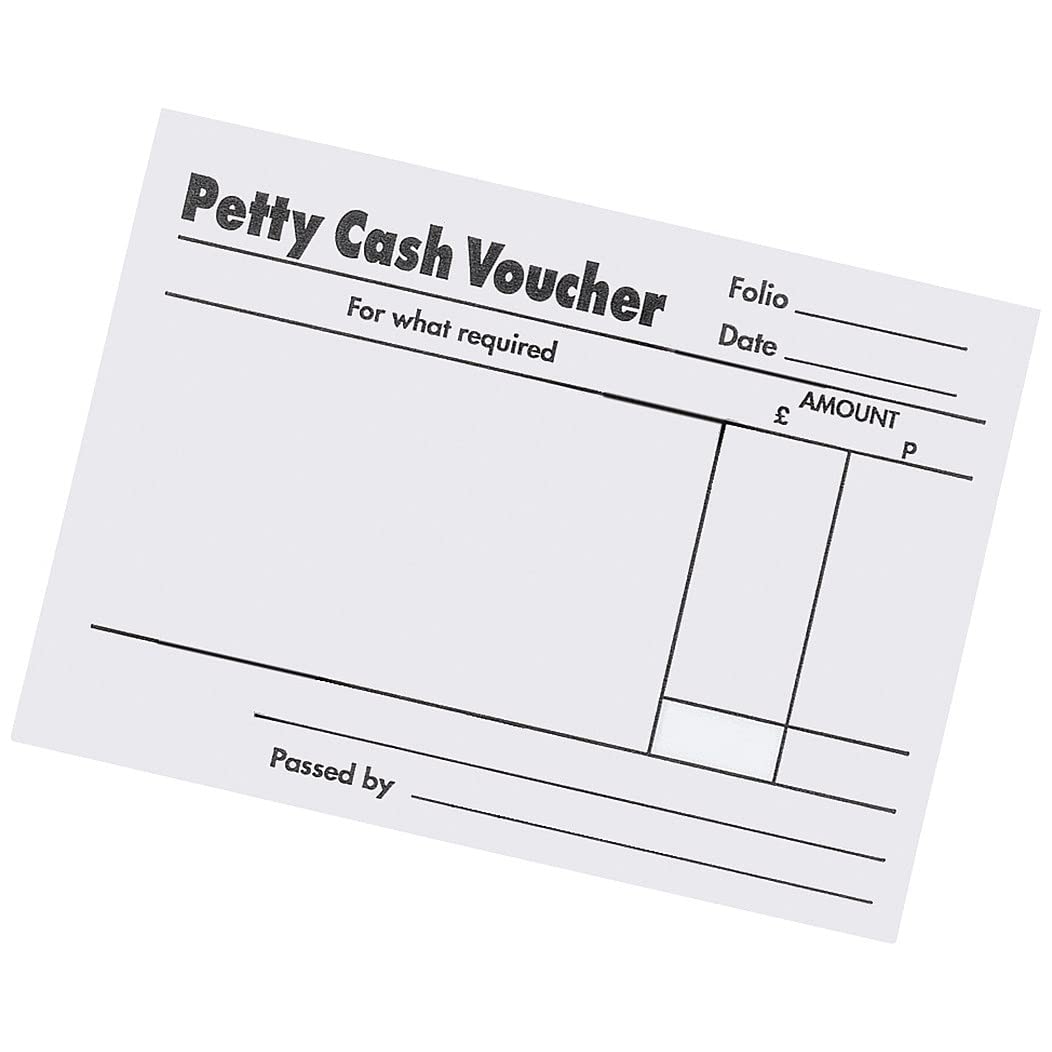 Q-Connect Petty Cash Voucher Pad 125x101mm (Pack of 10) KF00103