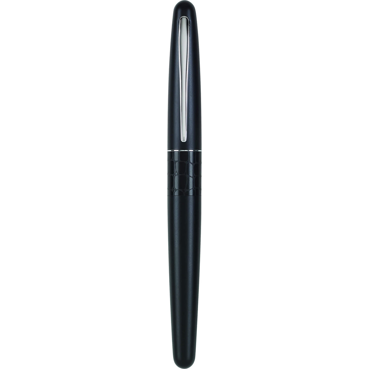 PILOT MR Animal Collection Fountain Pen in Gift Box, Matte Black Barrel with Crocodile Accent