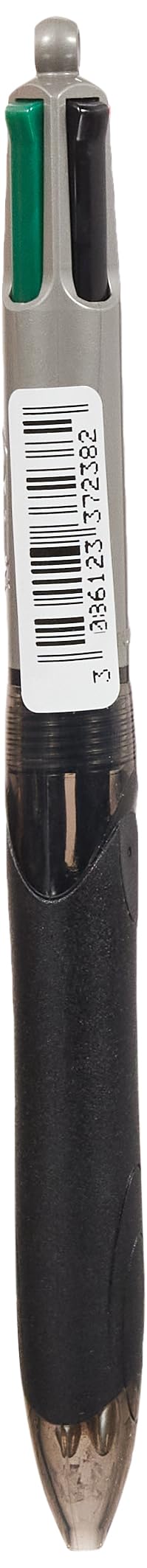 BIC 4 Colours Grip Pro Retractable Medium Point (1.0 mm) Ballpoint Pens, 12 Pens and Each Pen
