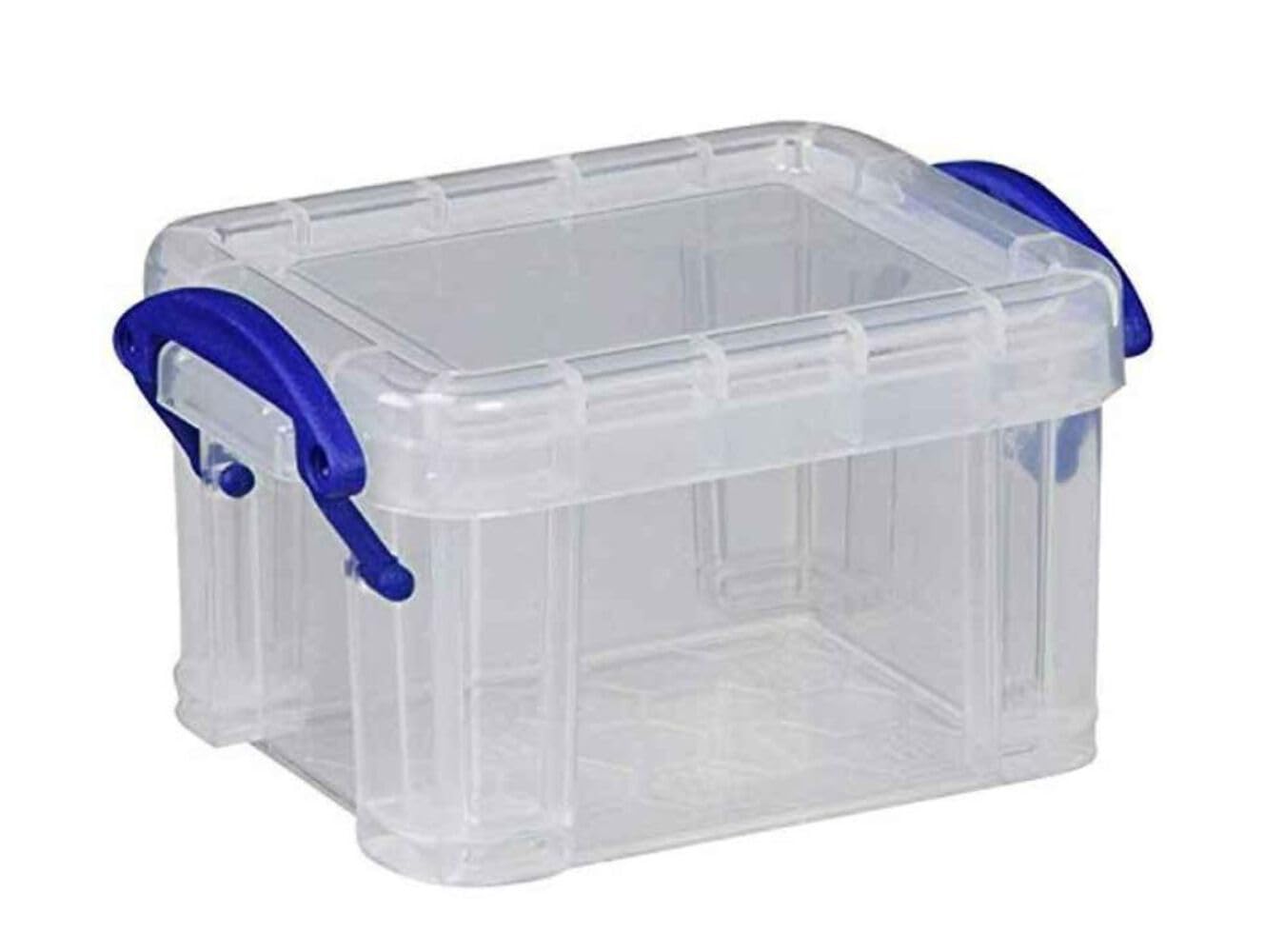 Really Useful Box Plastic Storage 0.14 Litre Clear (Pack of 10)