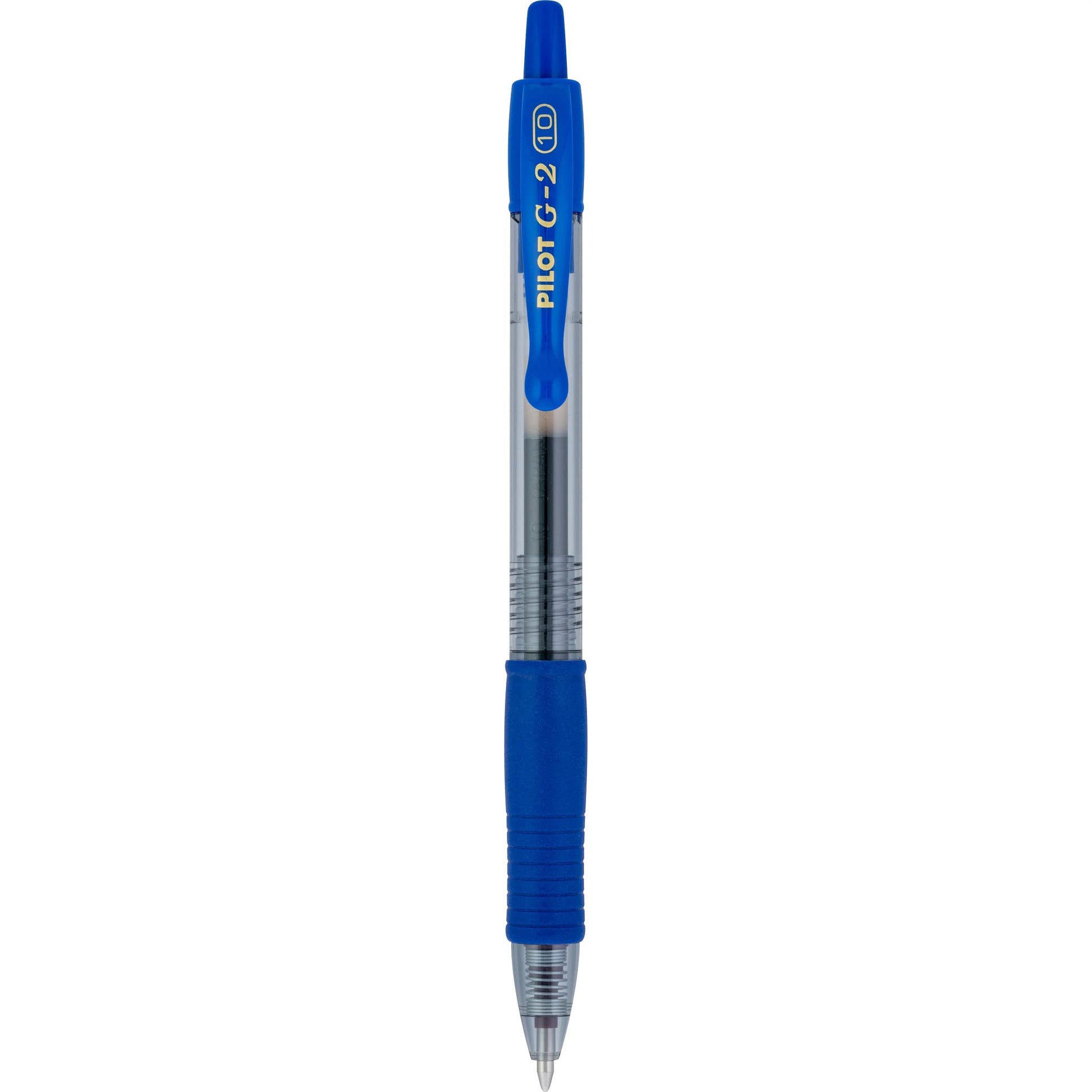 PILOT G2 Premium Gel Roller Pens, Blue Ink Pens Bold Point, Pack of 12