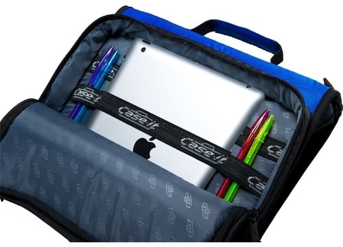 Case-it School Zipper Binder | 2-Inch O-Rings | 400-Sheet | LT-007 Purple