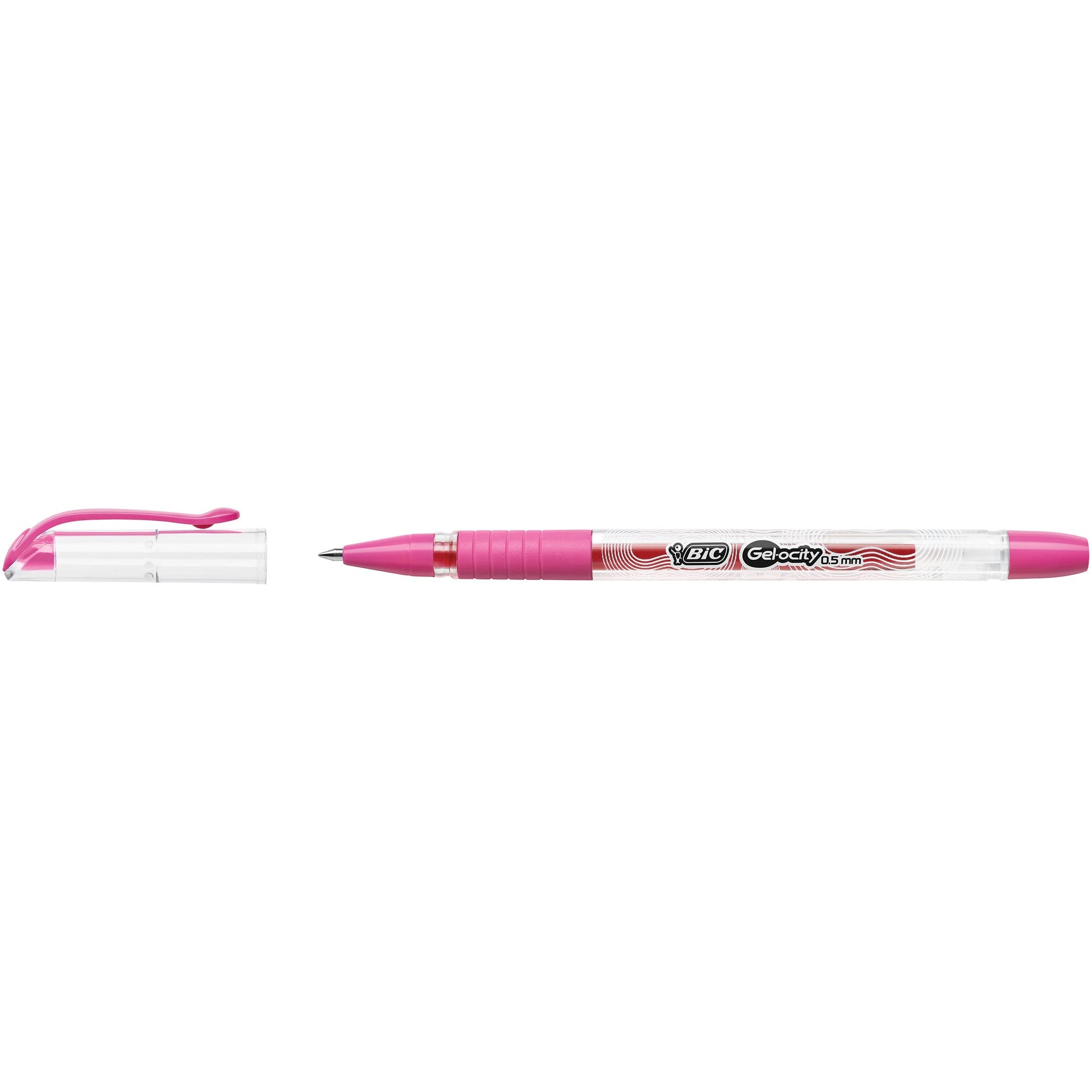 BIC Gel-ocity Smooth Stic Gel Pen, 36-Count, Fine Point, Assorted Colors