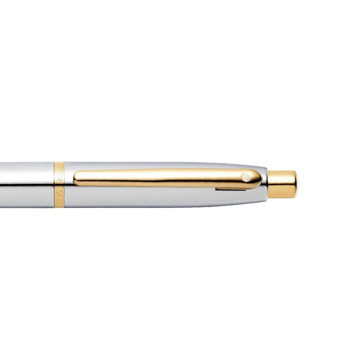Sheaffer VFM Chrome Ballpoint Pen with Gold Tone Appointments