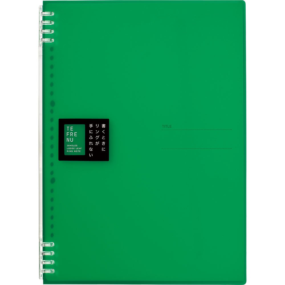 King Jim Tefline Ring Notebook, A4, Green, 9856TTE Mitts