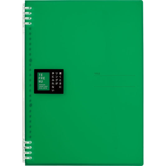 King Jim Tefline Ring Notebook, A4, Green, 9856TTE Mitts