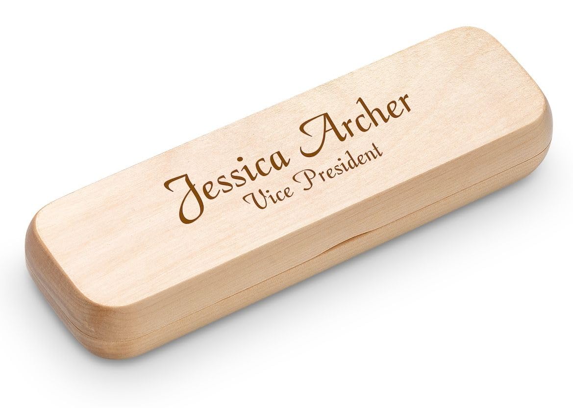 Executive Gift Shoppe | Personalized Ballpoint Pen and Mechanical Pencil Set in Maple Wood with