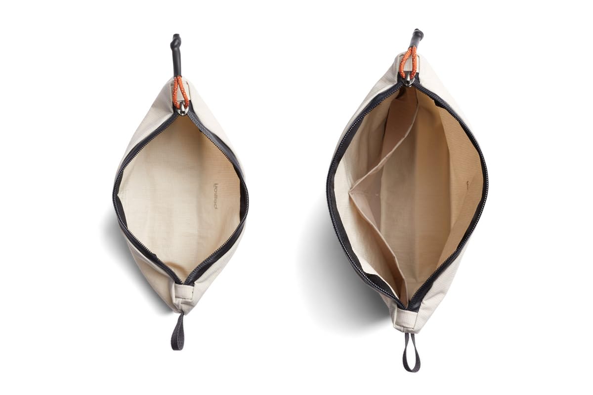Bellroy Lite Pouch Duo, Lightweight Pencil Case - Ash