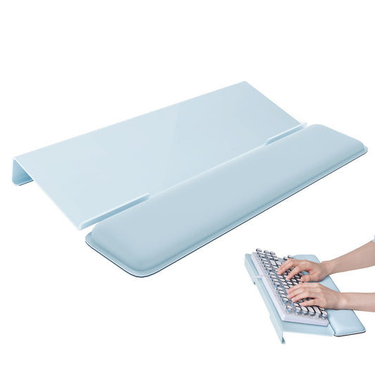 Laborio Computer Keyboard Wrist Rest, Keyboard Riser Stand for Desktop