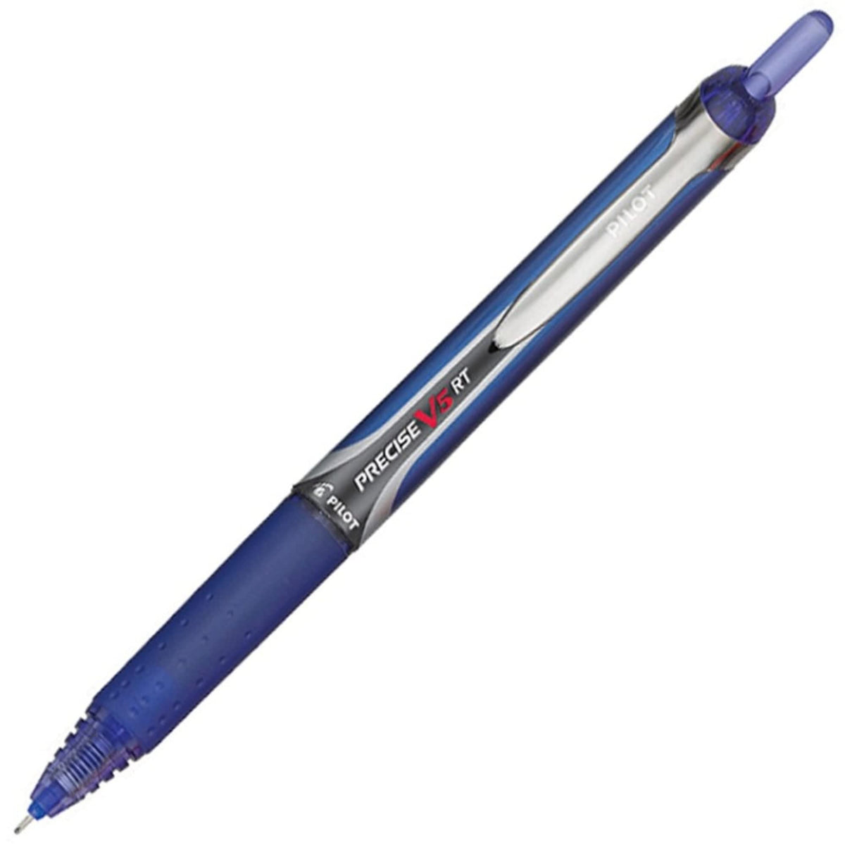 PILOT Precise V5 RT Rollerball Pens, Blue, Pack of 12