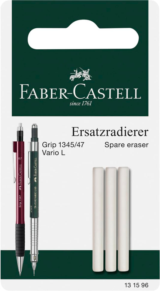 Faber-Castell Zapasowe gumki do olówków automatycznych Grip 3 sztuki