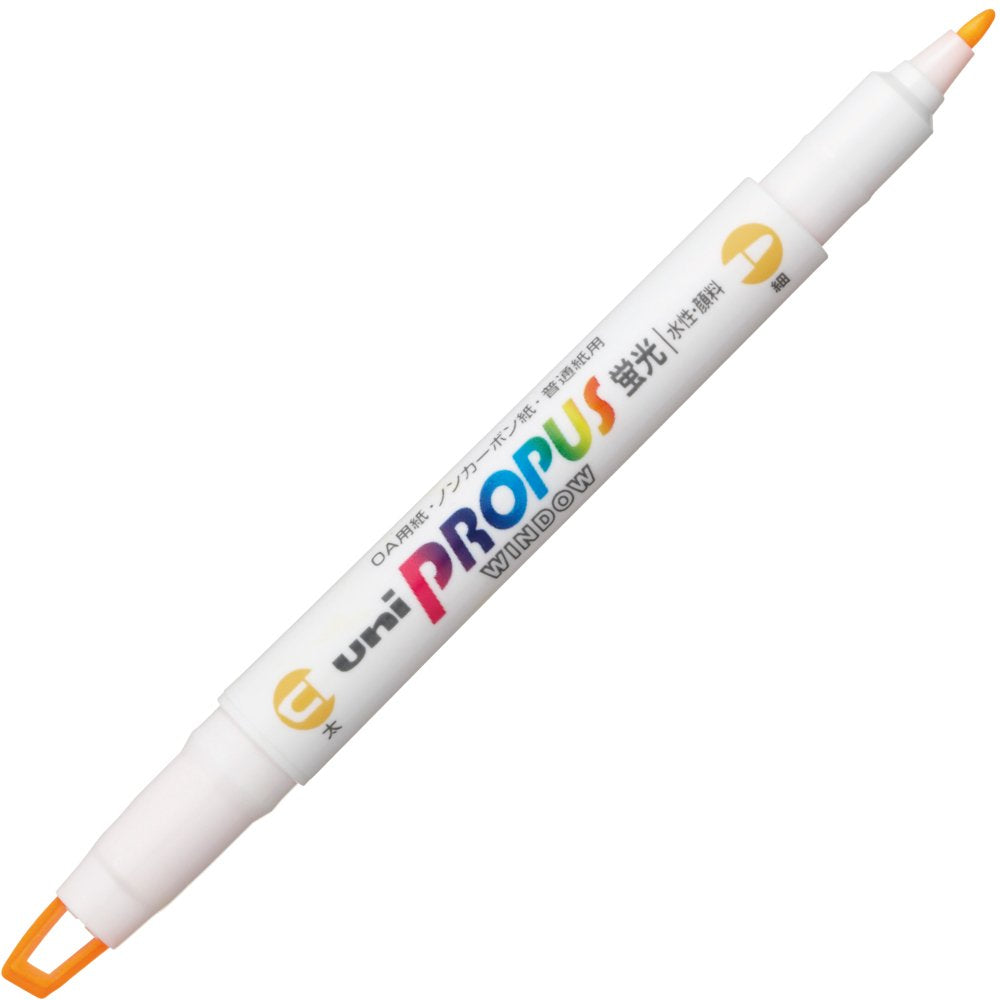 三菱鉛筆 Mitsubishi Pencil Highlighter Pen Propus Window Soft Color PUS102T.3 Yamabuki 10 pcs