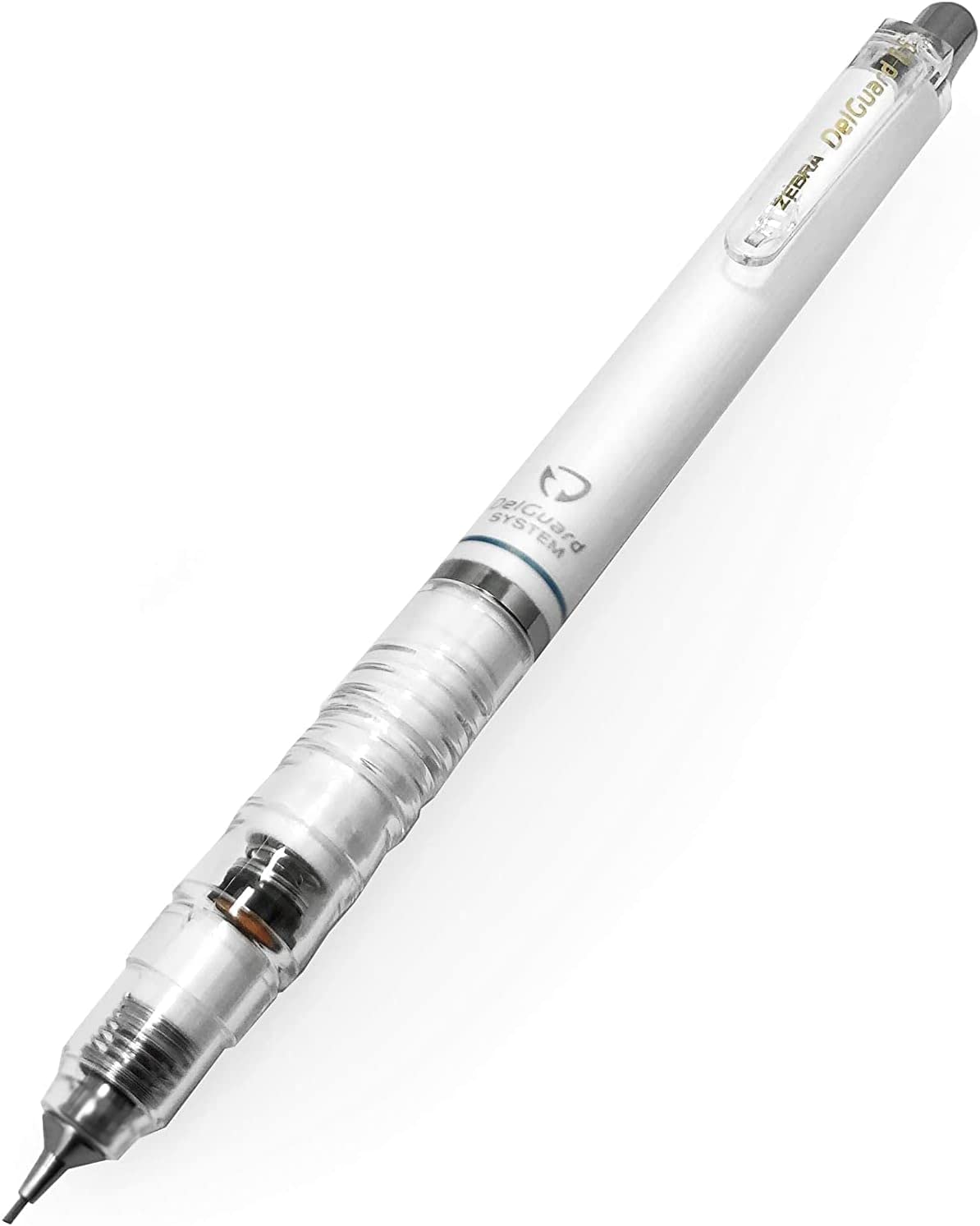 Zebra Delguard Mechanical Pencils - HB 0.5mm - 1 of Each Colour Barrel - Pack of 3