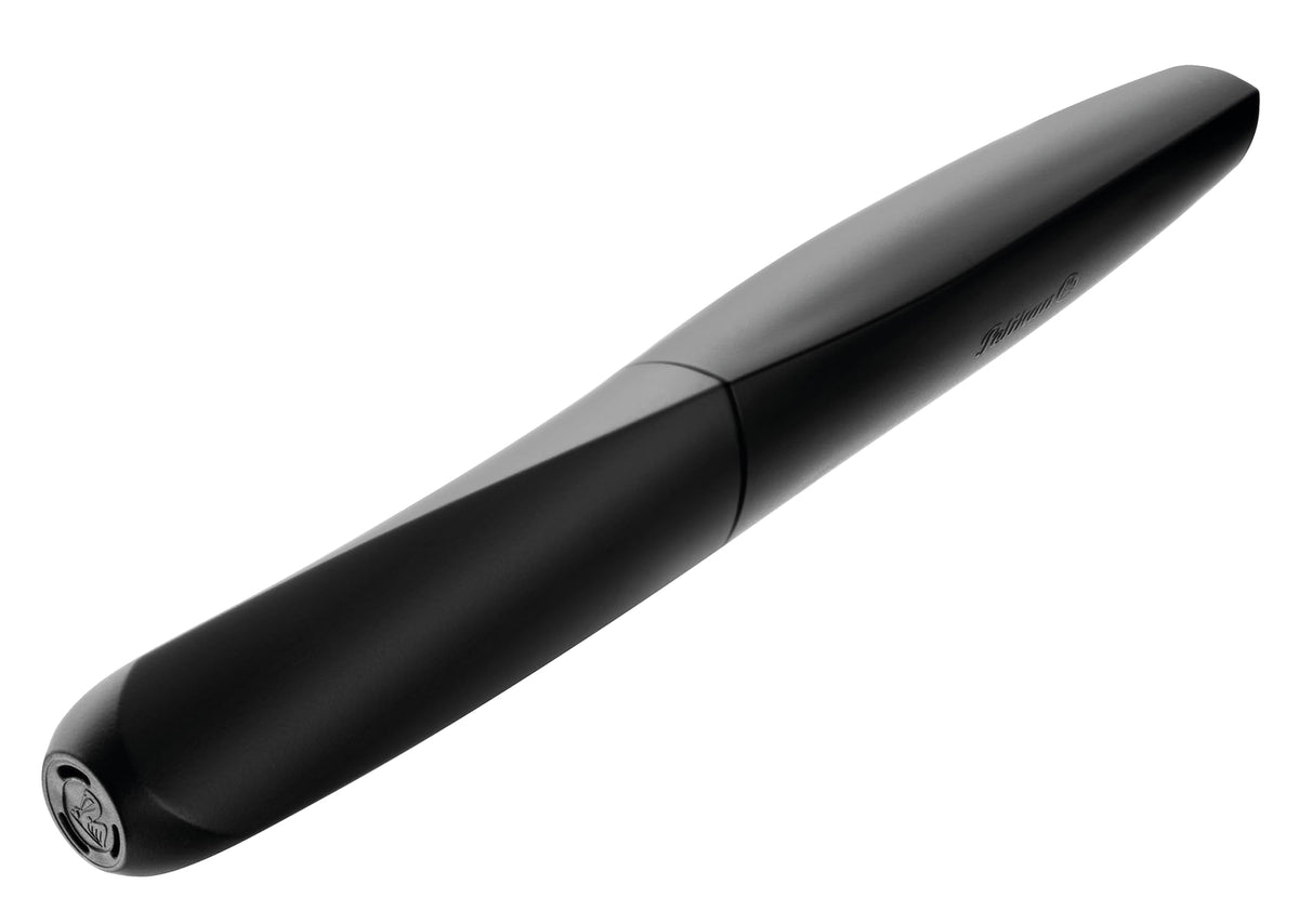 Pelikan 946962 twist fountain pen in a folding box, universal for right and left handers, black