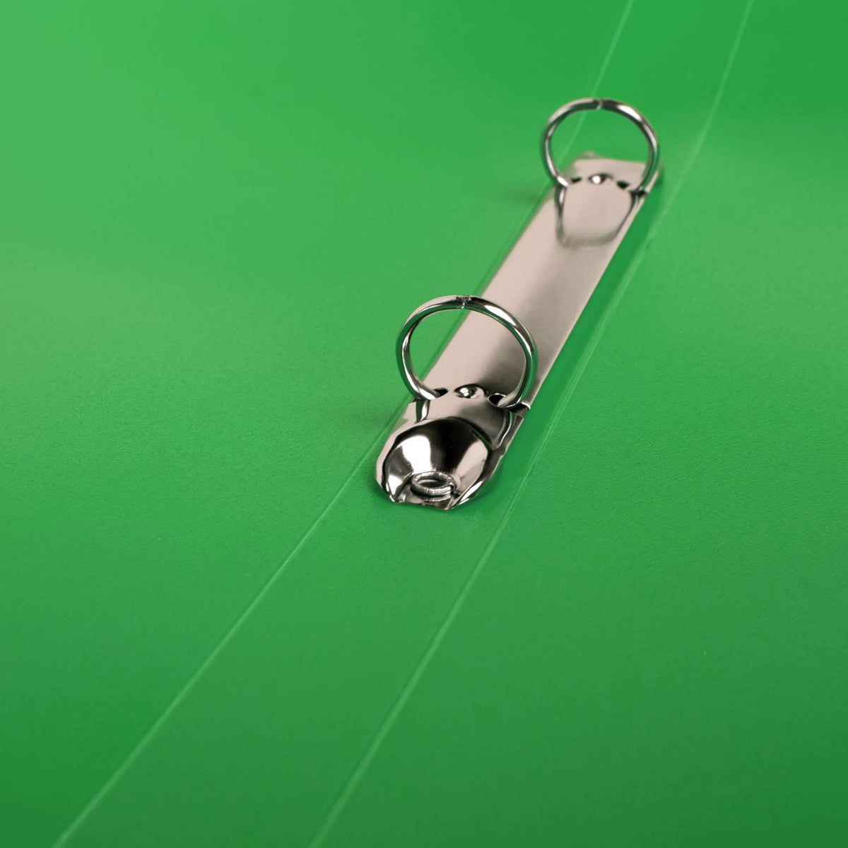 Idena 10434 Ring Binder DIN A4 with 2-Ring Mechanism 20 mm Spine Width Green