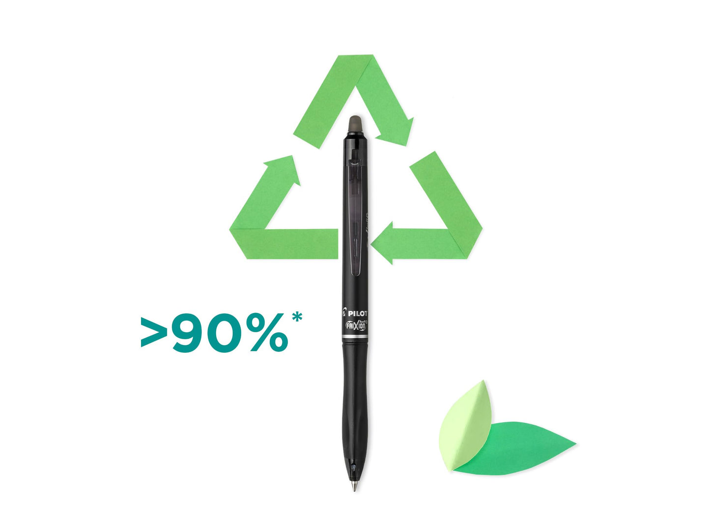 PILOT - FriXion Ball 07 Plus Set - 1 pen + 1 set with 3 vullings - Uitwisbare gel roller ball with