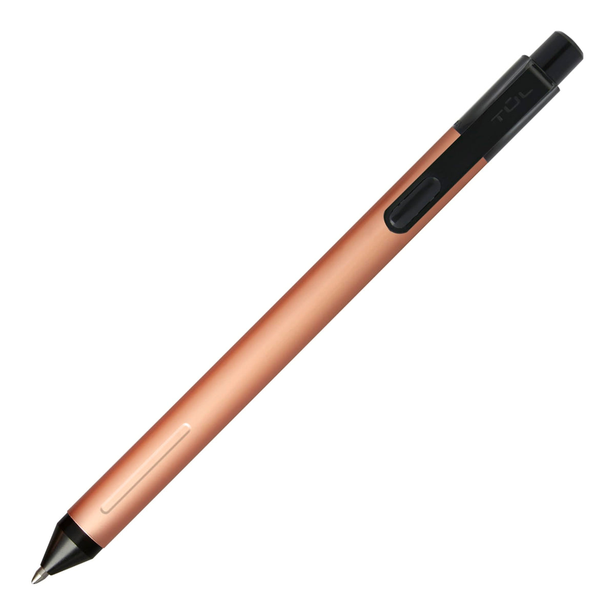 TUL® Fine Writing Solid Metal Barrel Retractable Ballpoint Pen With 2 Refills, Medium Point, 1.0