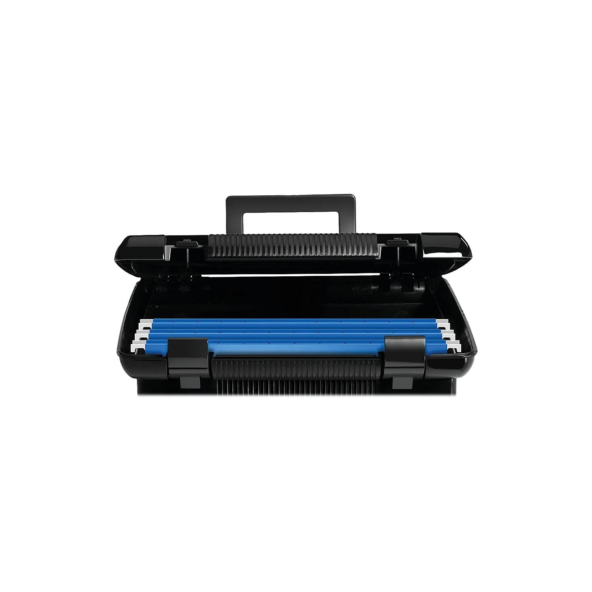 Pendaflex Portable File Box, Black, 11"H x 14" W x 11-1/8" D (41742)