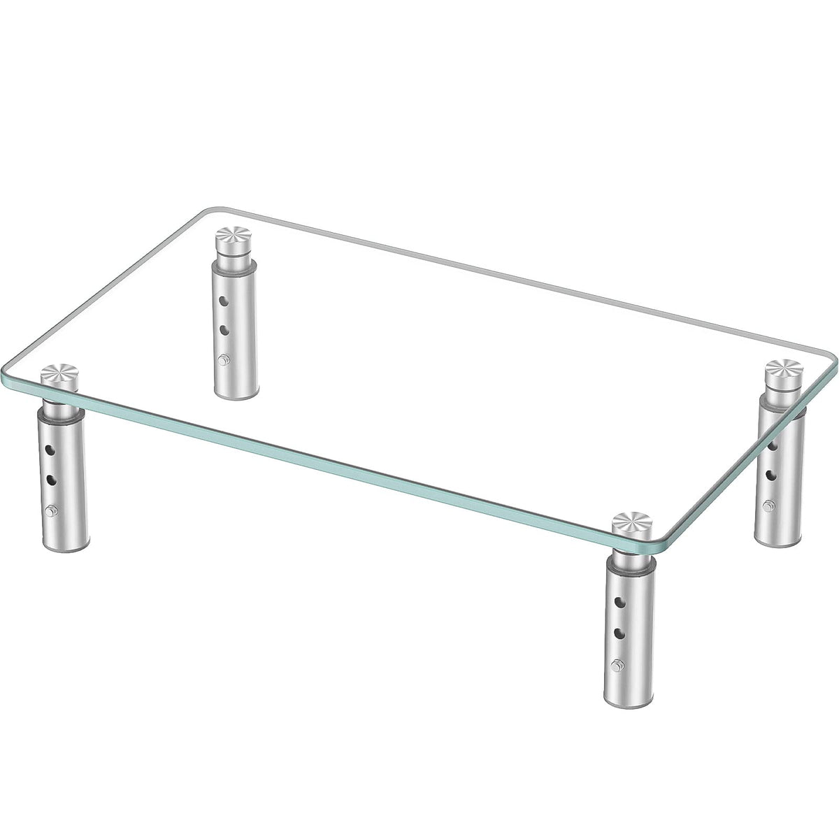 Hemudu Monitor Stand -3 Adjustable Height Monitor Riser, Computer Monitor Stand, Desktop Organizer