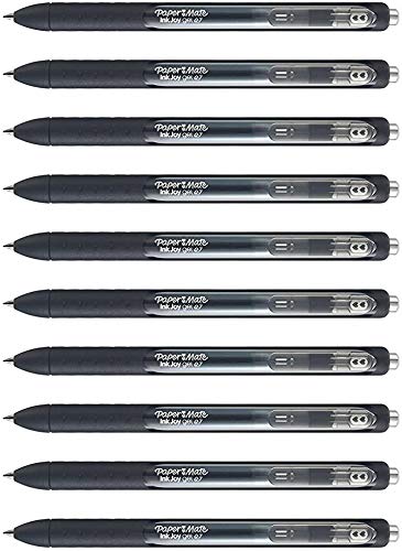 Paper Mate 1958764 InkJoy Gel Pens, Medium Point, Black, 10-Count