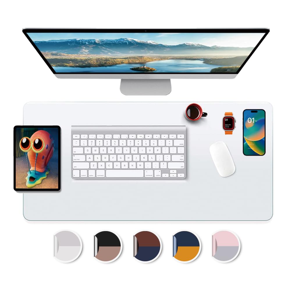 Desk Pad Blotters Protector Clear 18x24 in Plastic Desktopper Writing Surface Cover Desk Organizer