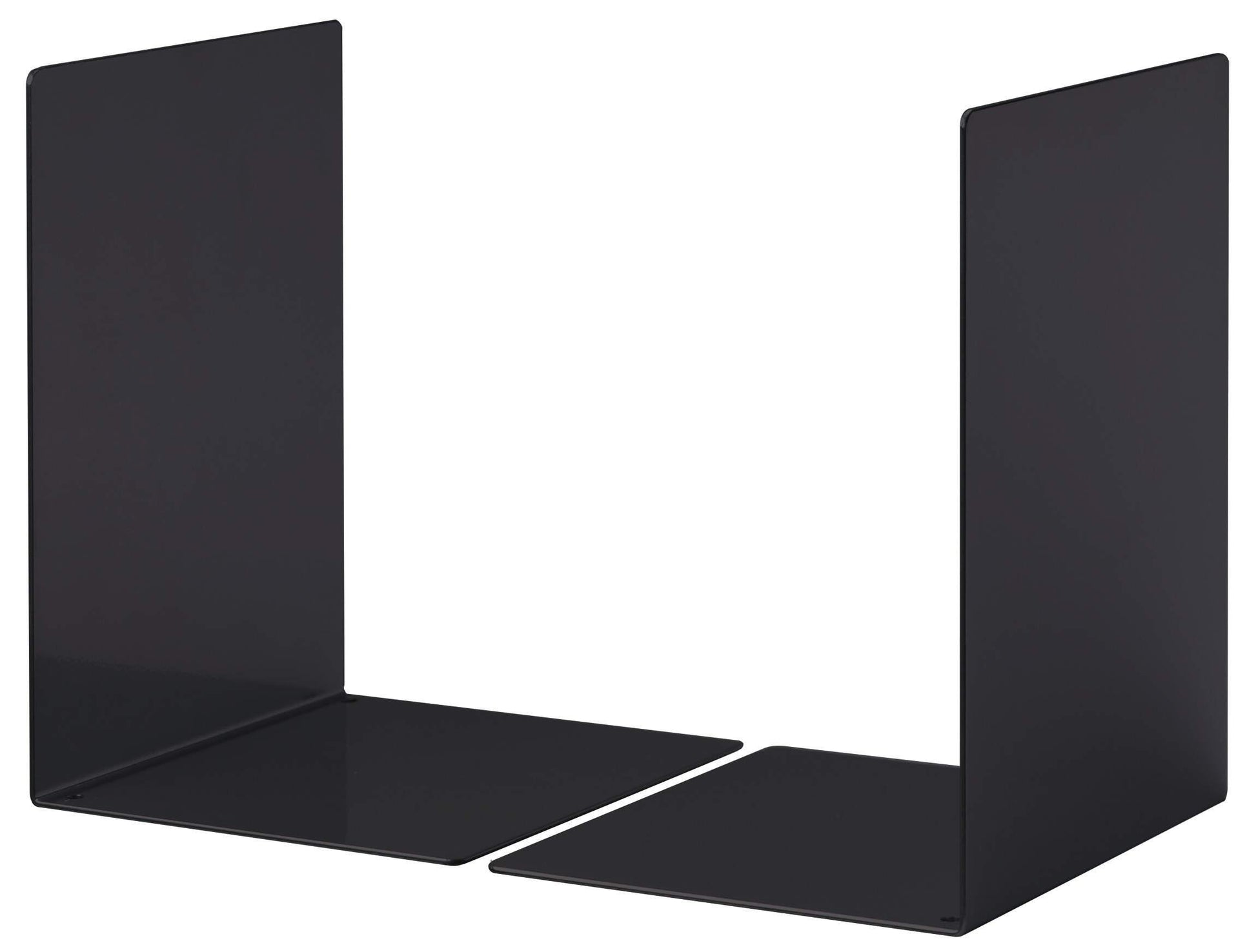 Durable 324401 Bookends Large Set of 2 Black