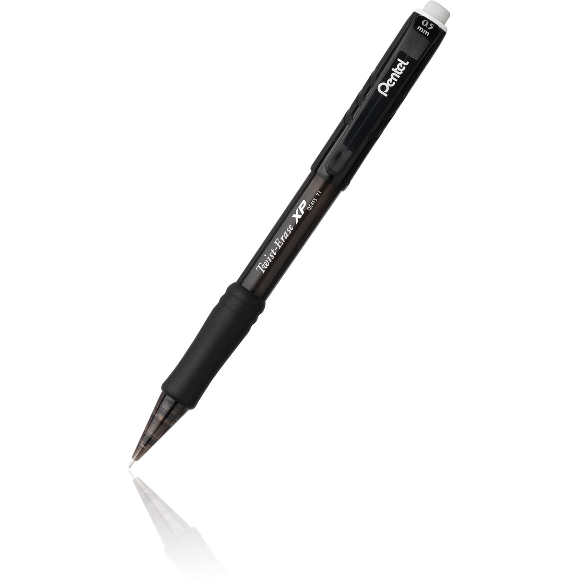 Pentel® Twist-Erase® Express Mechanical Pencil, 0.7 mm, Black Barrel - Pack Of 12