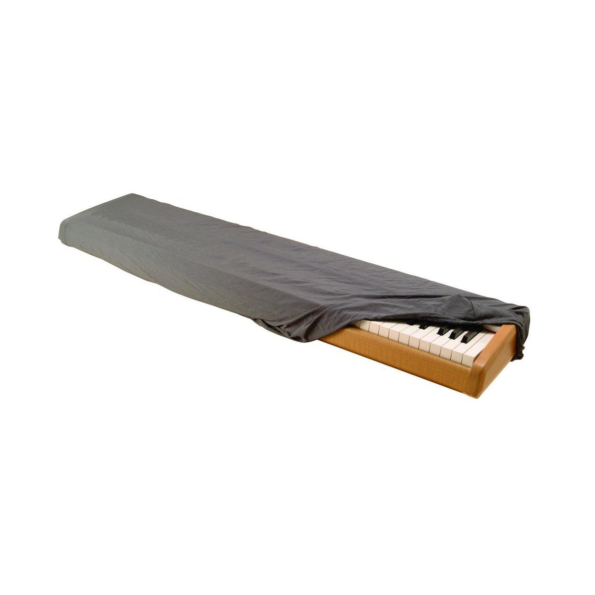 OnStage On-Stage Keyboard Dust Cover for 61 or 76 Key Keyboards, Gray