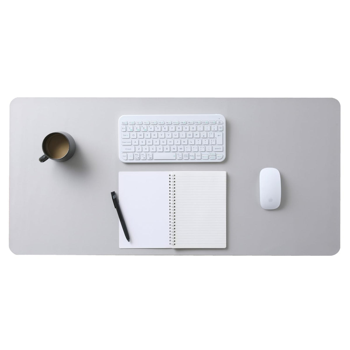 Elecom MP-XDM04LGY Desk Mat, Large Mouse Pad, 35.4 x 16.9 inches (900 x 430 mm), Mouse Compatible
