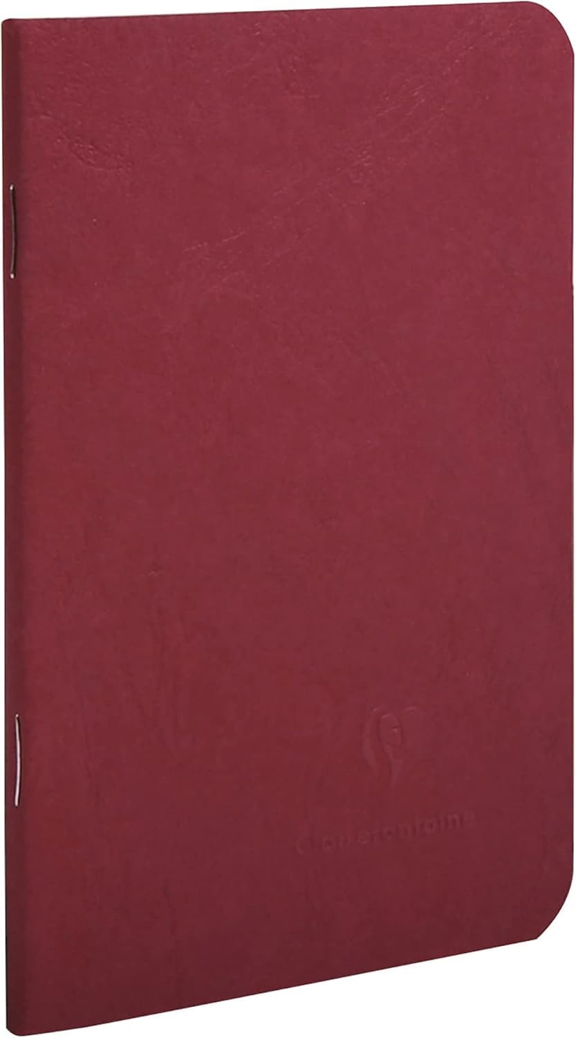 Clairefontaine - Ref 734162C - Age Bag Staplebound Notebook (96 Pages) - 9 x 14cm, Lined Rulings