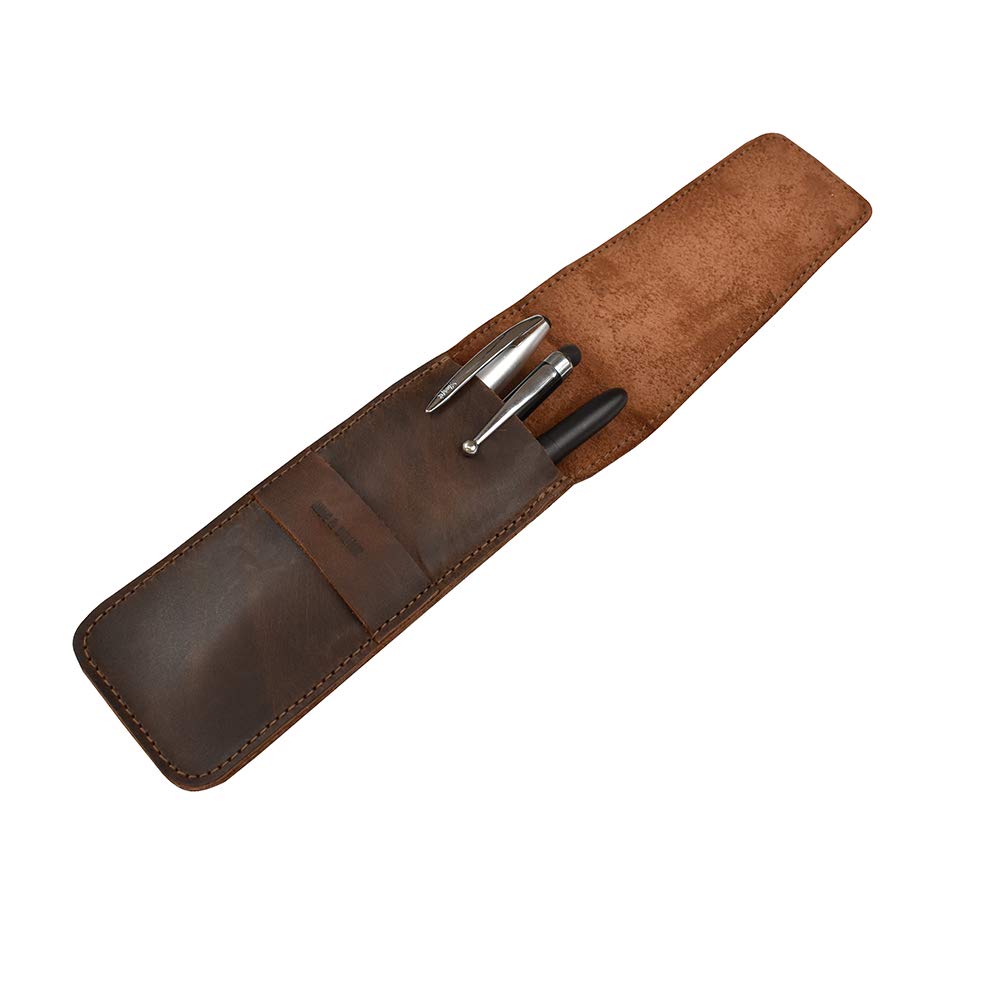 Hide & Drink, Pen Case Holder, Multi Pen Pouch, Protective Sleeve, Rustic Pouch, Office Essentials