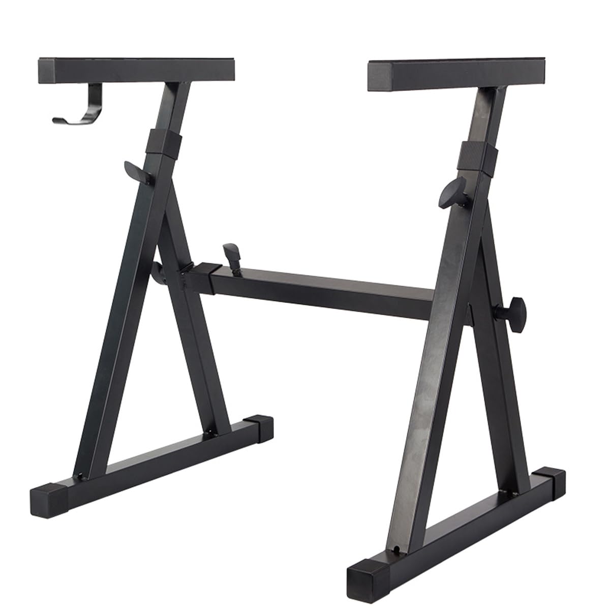 Duramex Heavy Duty Z-Style Keyboard Stand with 23.6-35.4"/60-90cm Adjustable Height and