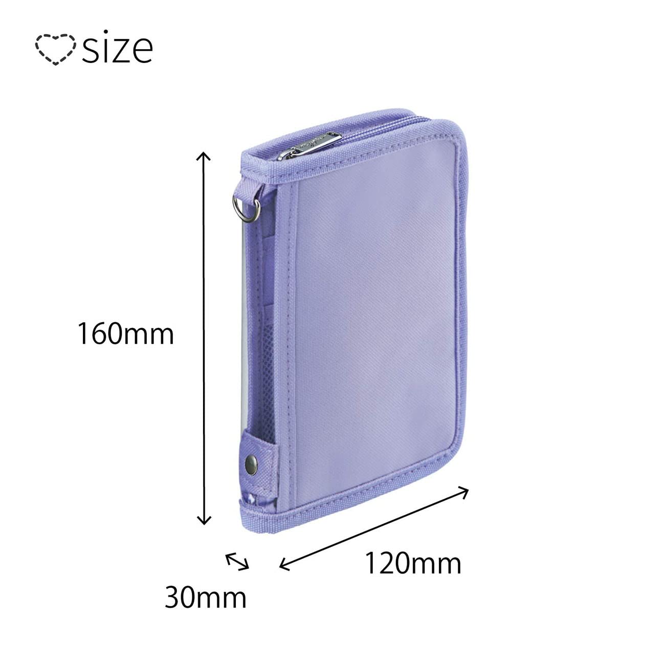 Lihit Lab A3301-14 Myfa Decoration Pouch, Mini, Powder Blue