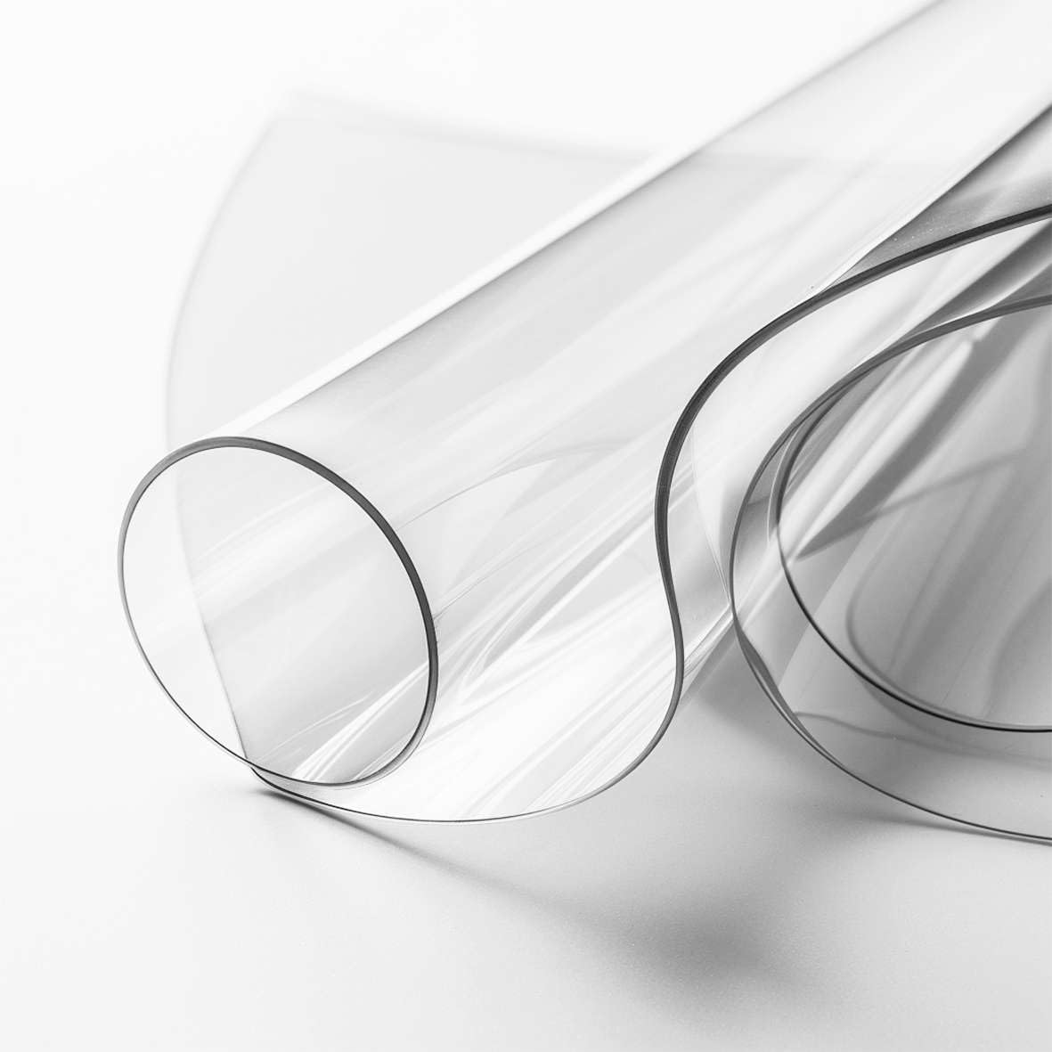 Nicoman Clear Desk Mat, Non-Slip PVC Desk Protector with Round Edge, Heat Resistant & Waterproof