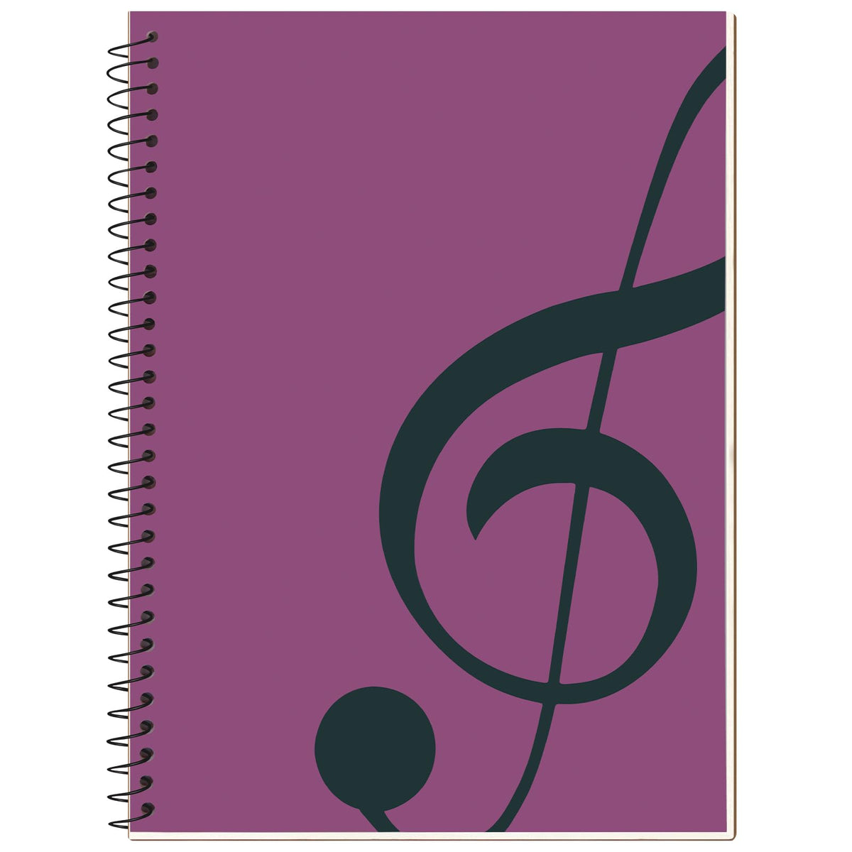 MOREYES Music Notebook Composition Manuscript Staff Notebook with 100 Pages 10.24x7.5 inch/26x19cm