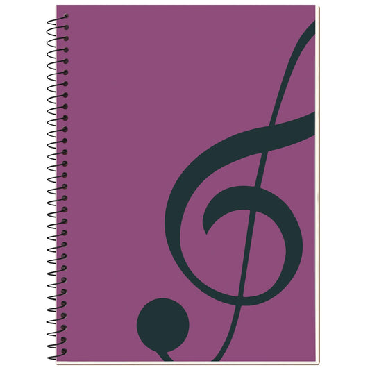 MOREYES Music Notebook Composition Manuscript Staff Notebook with 100 Pages 10.24x7.5 inch/26x19cm