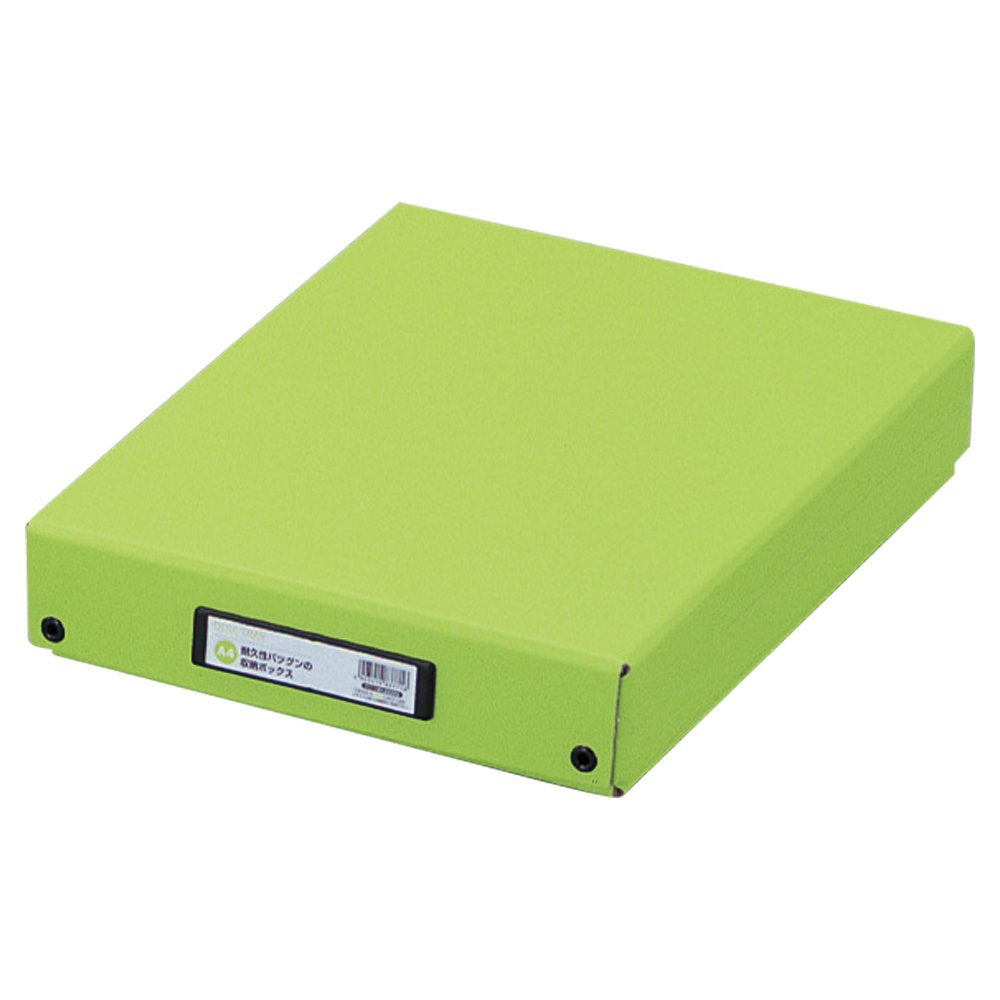 Lihit Lab G8300-6 Document Holder, Tool Box, Desk Tray, A4, Yellow-Green
