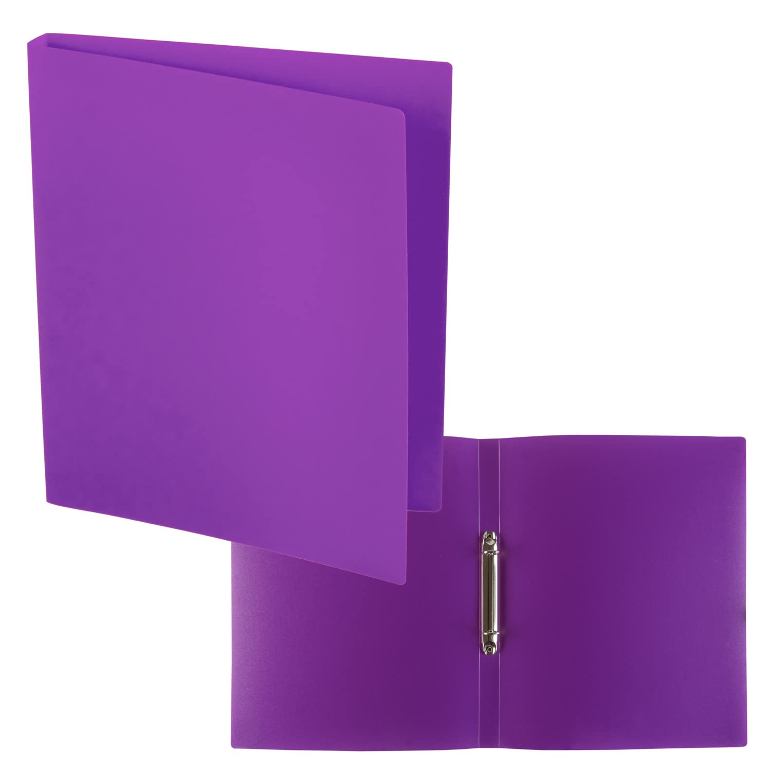 Idena 10438 Ring Binder DIN A4 with 2-Ring Mechanism 20 mm Spine Width Purple